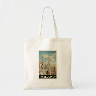 Milano Milan Italië Vintage Travel Tote Bag