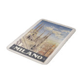 Milano Milan Italy Vintage Travel Badmatten (Gekanteld)