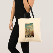 Milano Milan Italy Vintage Travel Canvas tas (Voorkant (product))