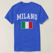 Milano Milano Italië Italiano Italië Italiaanse vl T-shirt (Design voorkant)