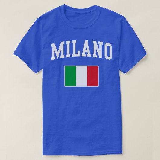 Milano Milano Italië Italiano Italië Italiaanse vl T-shirt (Design voorkant)