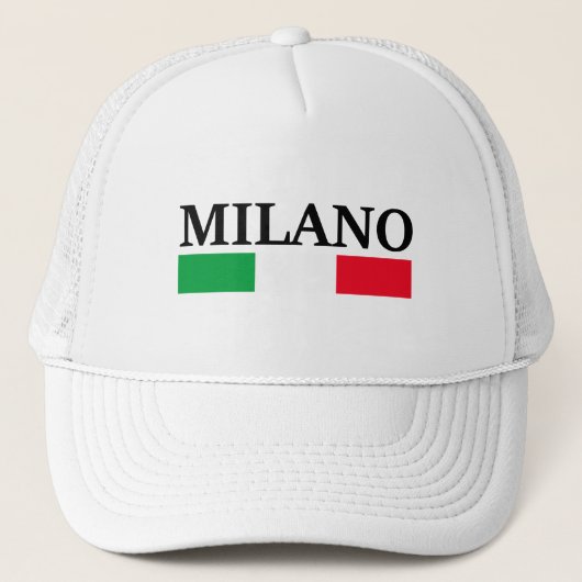 Milano Milano Italië Trucker Pet (Voorkant)