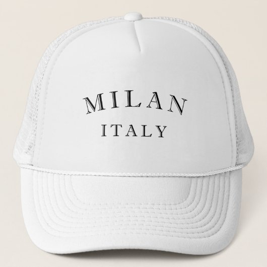 Milano Milano Italië Trucker Pet (Voorkant)