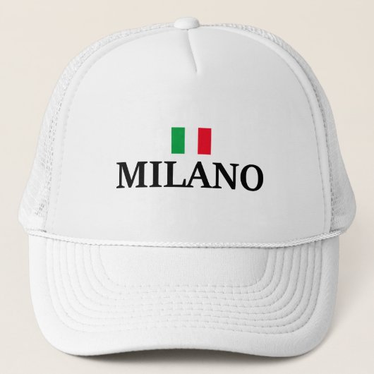 Milano Milano Italië Trucker Pet (Voorkant)