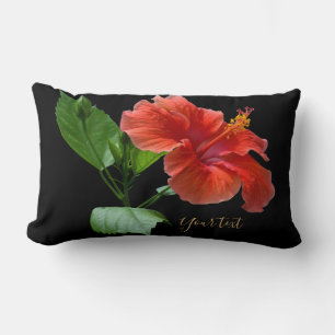 Milano Red Hibiscus Lumbar Sierkussen Kussen
