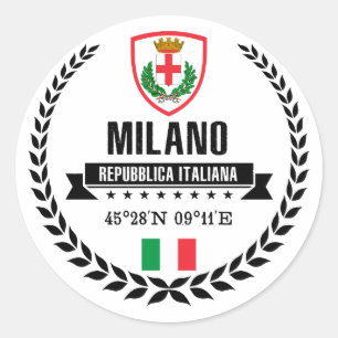 Milano Ronde Sticker