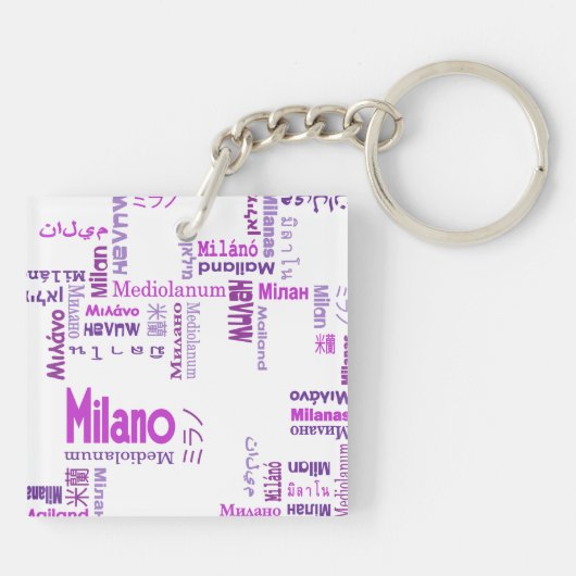 Milano Sleutelhanger (Achterkant)