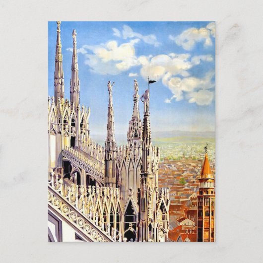  Milano Travel Briefkaart (Voorkant)