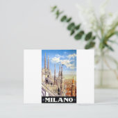 Milano Travel Briefkaart (Staand voorkant)