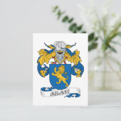 Milans Family Crest Briefkaart (Staand voorkant)
