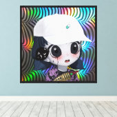 Milardio NFT #28 canvasprint Canvas Afdruk (Insitu (Houten vloer))