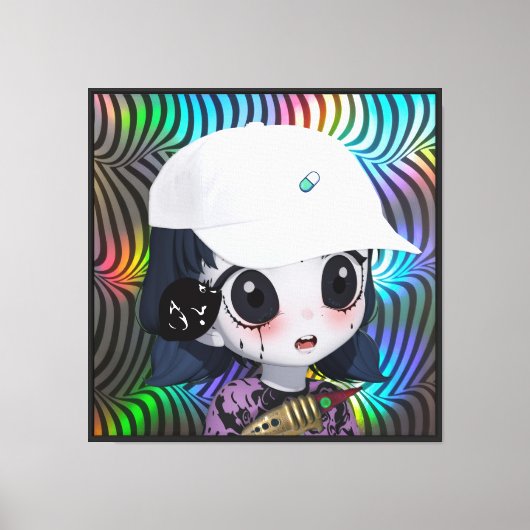 Milardio NFT #28 canvasprint Canvas Afdruk (Voorkant)