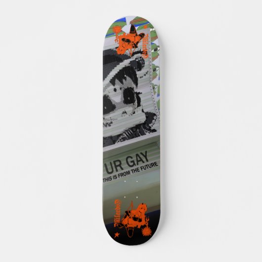 milardio says ur gay skateboard (Voorkant)
