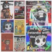 Milardio sticker pack (Voorkant)