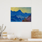 Milarepa, degene die door Nicholas Roerich is gekw Poster (Keuken)
