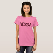 Mila's YOGA Long T - Roze T-shirt (Voorkant volledig)