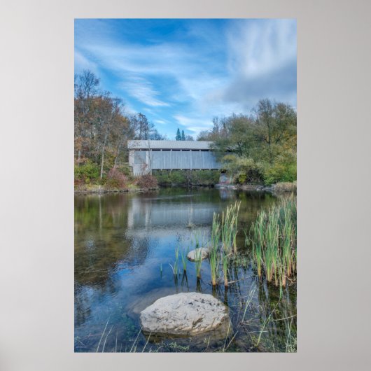 Milby Covered Bridge 2 Poster (Voorkant)