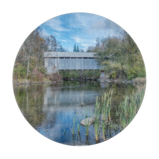 Milby Covered Bridge 2 Snijplank (Voorkant)