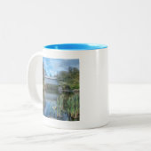 Milby Covered Bridge 2 Tweekleurige Koffiemok (Voorkant links)