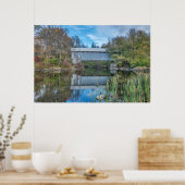 Milby Covered Bridge Poster (Keuken)