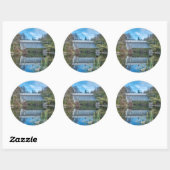 Milby Covered Bridge Ronde Sticker (Vel)