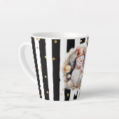 Milchtasse Klein Snowman and Stripes Var02 Latte Mok (Linkerhoek)