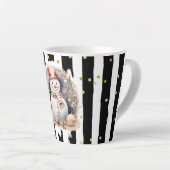 Milchtasse Klein Snowman and Stripes Var02 Latte Mok (Rechterhoek)