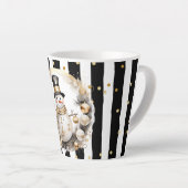 Milchtasse Klein Snowman and Stripes Var07 Latte Mok (Rechterhoek)
