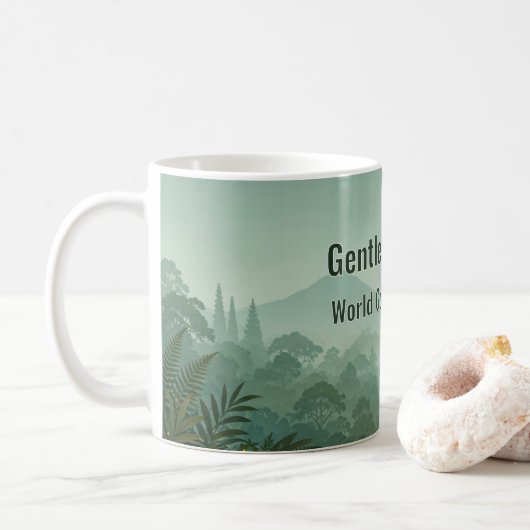 Mild Grote Wereld Gorilla Dag Mok (Met donut)