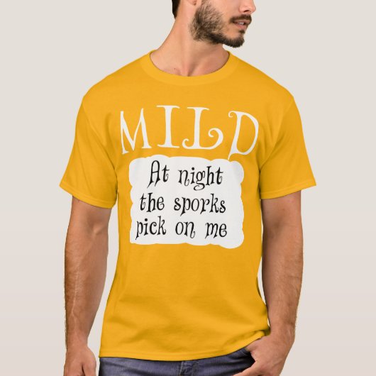 MILD Hot Packet Halloween Taco Costume T-shirt (Voorkant)