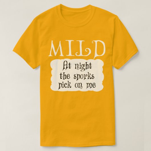 MILD Hot Packet Halloween Taco Costume T-shirt (Design voorkant)