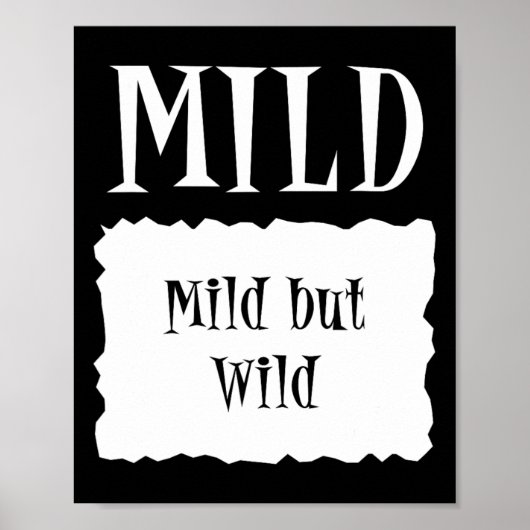 MILD - Hot Packet Halloween Taco Costuum Poster (Voorkant)