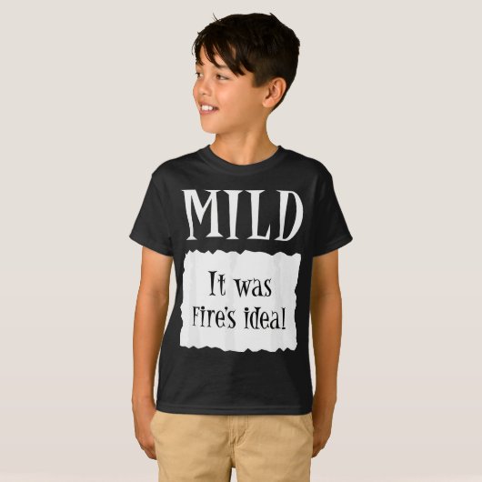 MILD - Hot Packet Halloween Taco Costuum T-shirt (Voorkant volledig)