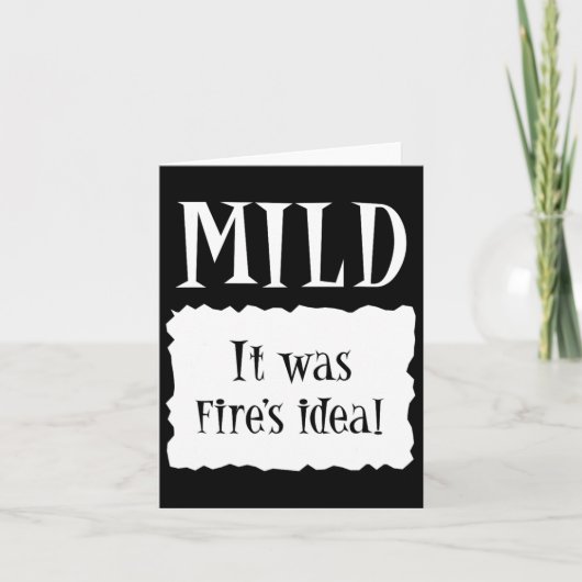 Mild - Hot Packet Halloween Taco Kostuum 1 Kaart (Voorkant)