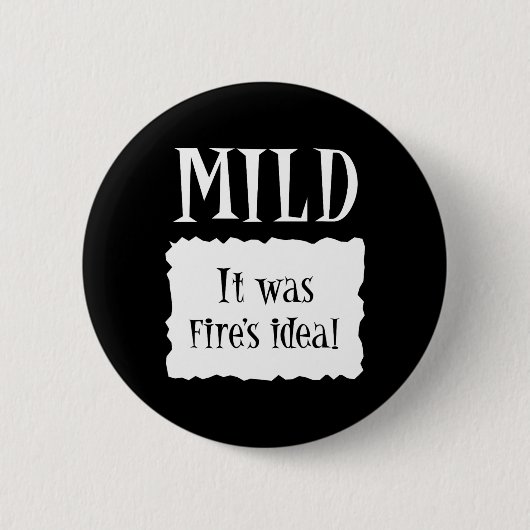 Mild - Hot Packet Halloween Taco Kostuum 1 Ronde Button 5,7 Cm (Voorkant)