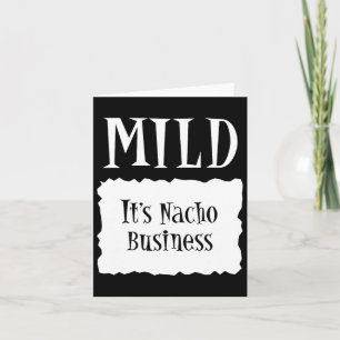Mild - Hot Packet Halloween Taco Kostuum Kaart