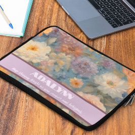 Mild Waterverf Afstuderen Gifts voor kleindochter Laptop Sleeve