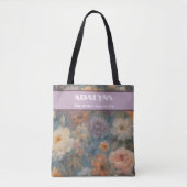 Mild Waterverf Afstuderen Gifts voor kleindochter Tote Bag (Voorkant)