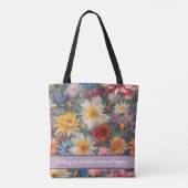 Mild Waterverf Afstuderen Gifts voor kleindochter Tote Bag (Achterkant)