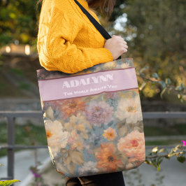 Mild Waterverf Afstuderen Gifts voor kleindochter Tote Bag