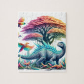 milde brontosaurus legpuzzel (Verticaal)