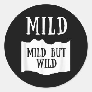 Milde Maar Wilde Milde Hete Saus Groepskostuum Ronde Sticker