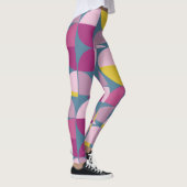 milde, paarse roze kleuren uit de midden eeuw leggings (Rechts)