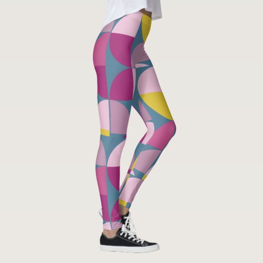 milde, paarse roze kleuren uit de midden eeuw leggings (Rechts)