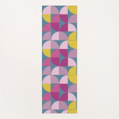 milde, paarse roze kleuren uit de midden eeuw yogamat (Voorkant)