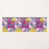 milde, paarse roze kleuren uit de midden eeuw yogamat (Voorkant (horizontaal))