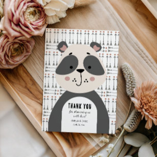 Milde Panda Bosland Bedankt Baby Borrel