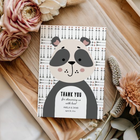 Milde Panda Bosland Bedankt Baby Borrel