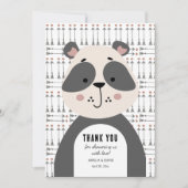 Milde Panda Bosland Bedankt Baby Borrel (Voorkant)