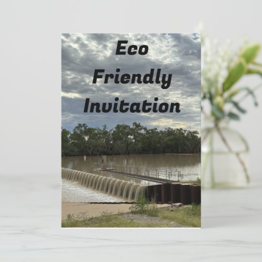 Milde Partij Uitnodiging (Staand voorkant)